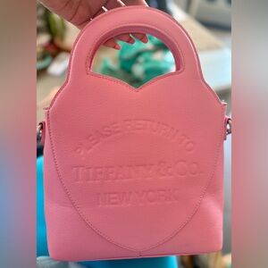 Tiffany & Co. Pink Heart Crossbody Bag